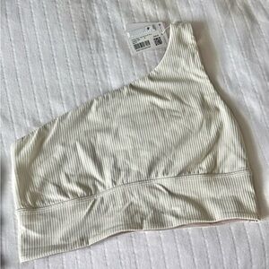 Lululemon Align Asymmetrical Ribbed Bra Light Support A/B Cup Shine